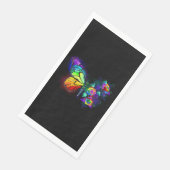 Regenbogenschmetterling Serviette (Ecke)