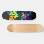Regenbogenschmetterling Skateboard (Horizontal)