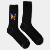 Regenbogenschmetterling Socken (Rechts)