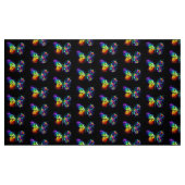 Regenbogenschmetterling Stoff (Fat Quarter (45,7 x 55,9 cm))