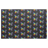 Regenbogenschmetterling Stoff (Fat Quarter (45,7 x 55,9 cm))