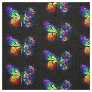 Regenbogenschmetterling Stoff