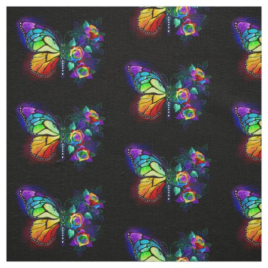 Regenbogenschmetterling Stoff (Muster)
