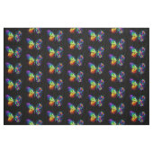 Regenbogenschmetterling Stoff (Fat Quarter (45,7 x 55,9 cm))