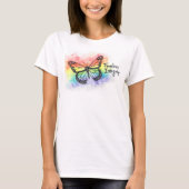 Regenbogenschmetterling T-Shirt (Vorderseite)