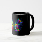Regenbogenschmetterling Tasse (VorderseiteRechts)
