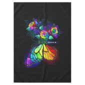 Regenbogenschmetterling Tischdecke (Vorderseite)