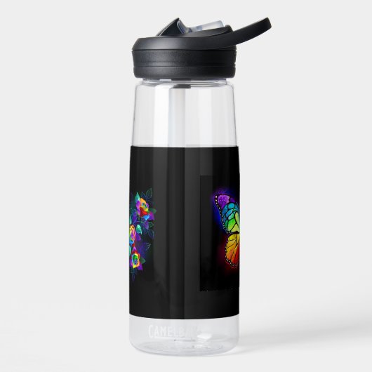 Regenbogenschmetterling Trinkflasche (Links)