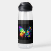 Regenbogenschmetterling Trinkflasche (Rückseite)