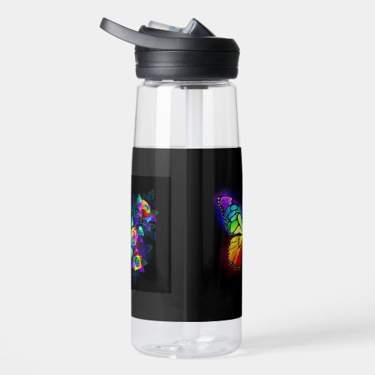 Regenbogenschmetterling Trinkflasche (Rechts)