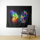 Regenbogenschmetterling Wandteppich (Beispiel (Horizontal))