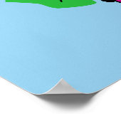 Regenbogenschmetterlinge aus Chrysalis Poster (Ecke)