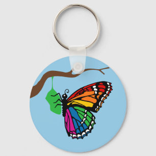 Regenbogenschmetterlinge aus Chrysalis Schlüsselanhänger