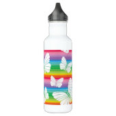 Regenbogenschmetterlinge Edelstahlflasche (Links)