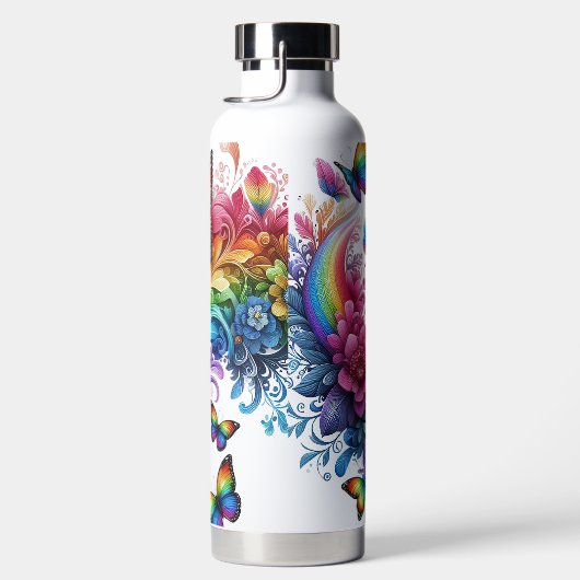Regenbogenschmetterlinge Trinkflasche (Rechts)