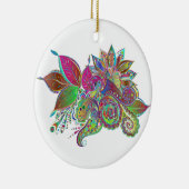 Regenbogenschmuck Keramik Ornament (Rechts)