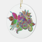 Regenbogenschmuck Keramik Ornament (Links)
