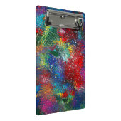 Regenbogenschräge Mini Klemmbrett (Schrägansicht)