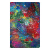 Regenbogenschräge Mini Klemmbrett (Rückseite)