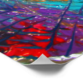 Regenbogenschräge Poster (Ecke)