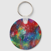 Regenbogenschräge Schlüsselanhänger (Rückseite)