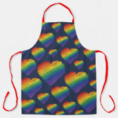 Regenbogenschreiber Schürze (Vorderseite)