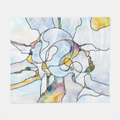 Regenbogenschütze, Buntglaseinheit Fleecedecke (Vorderseite (Horizontal))