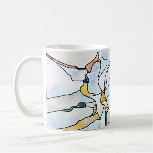 Regenbogenschütze, Buntglaseinheit Kaffeetasse