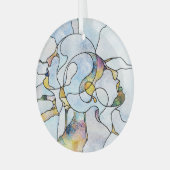 Regenbogenschütze, Buntglaseinheit Ornament Aus Glas (Vorderseite links)