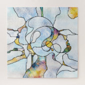 Regenbogenschütze, Buntglaseinheit Puzzle (Vertikal)