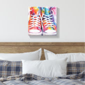 Regenbogenschütze Wasserfarbe Leinwanddruck (Insitu (Schlafzimmer))