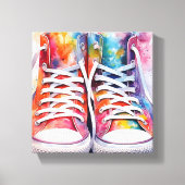 Regenbogenschütze Wasserfarbe Leinwanddruck (Vorderseite)