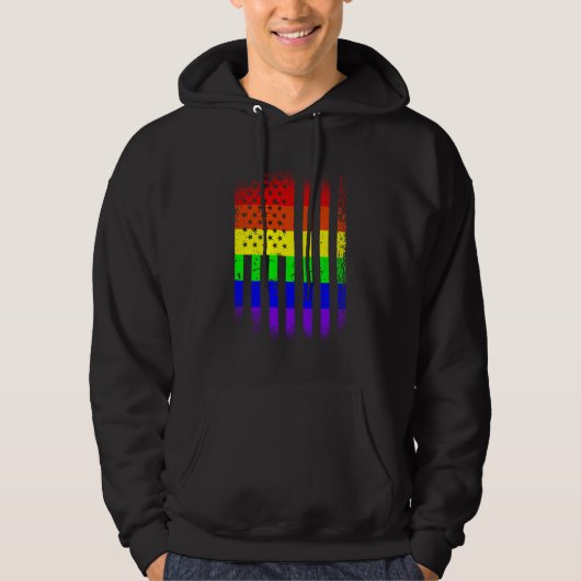 Regenbogenschwanz Hoodie (Vorderseite)