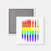 Regenbogenschwanz Magnet (Vorderseite/Rückseite)