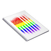 Regenbogenschwanz Notizblock (Rechte Seite)