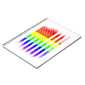 Regenbogenschwanz Notizblock (Linke Seite)