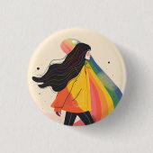 Regenbogenschwule, Gay Lesbian, Stolz Button (Vorderseite)