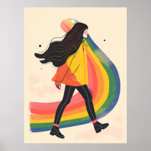 Regenbogenschwule, Gay Lesbian, Stolz Poster