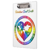 Regenbogenseelenkreis Klemmbrett (Links)
