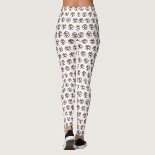 Regenbogenseelenkreis Leggings (Rückseite)