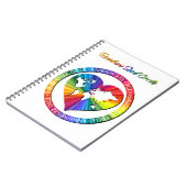 Regenbogenseelenkreis Notizblock (Linke Seite)