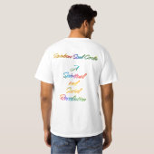 Regenbogenseelenkreis T-Shirt (Schwarz voll)