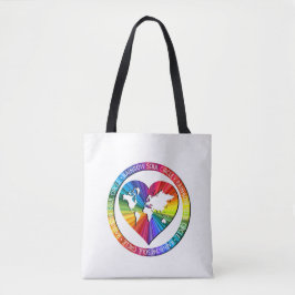 Regenbogenseelenkreis Tasche