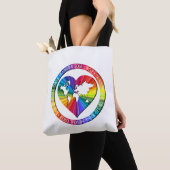 Regenbogenseelenkreis Tasche (Von Nahem)