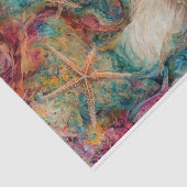 RegenbogenseeSterne, Fantasy Starfish in Farbe Seidenpapier (Ausschnitt)