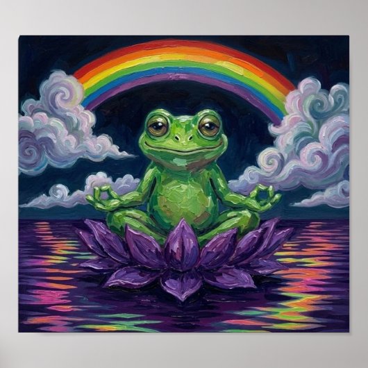 RegenbogenSerenität Poster (Vorne)
