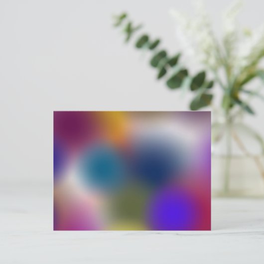 Regenbogenserie a11 postkarte (Stehend Vorderseite)