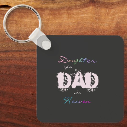 Regenbogenskripte Schlüsselanhänger (Vorderseite)