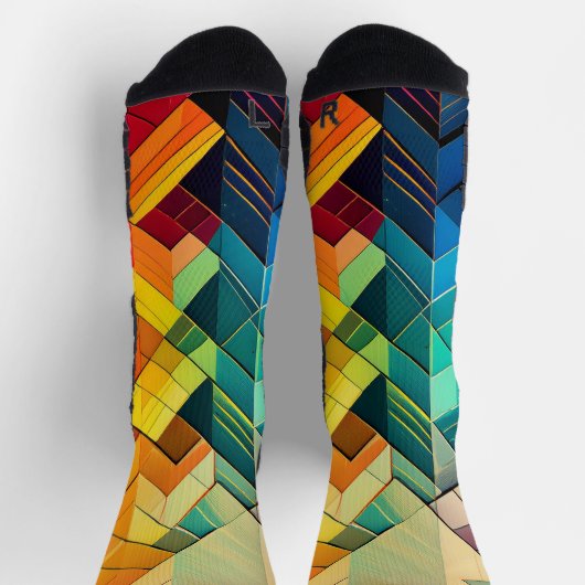 Regenbogensocken Socken (Oben)