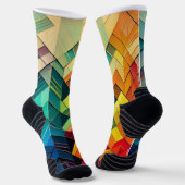 Regenbogensocken Socken (Gewinkelt)